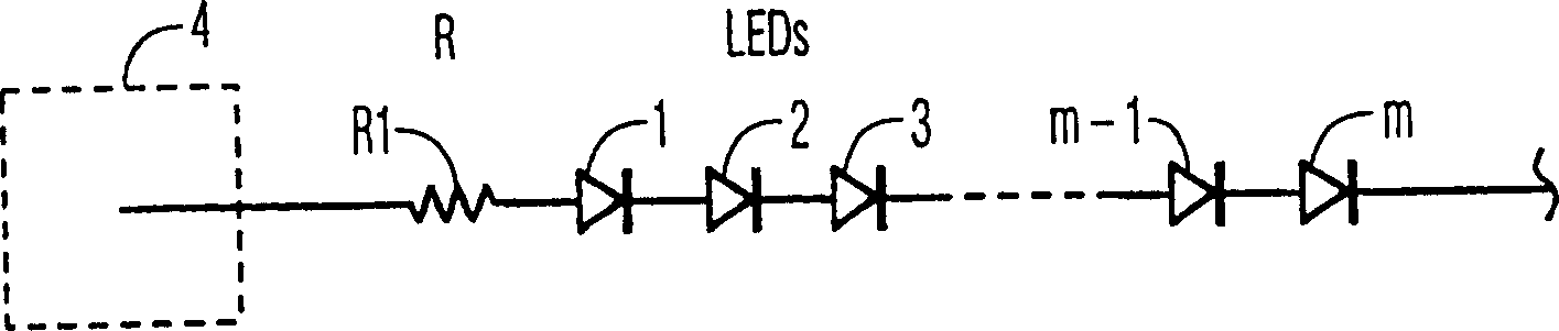 Illumination system comprising LED array