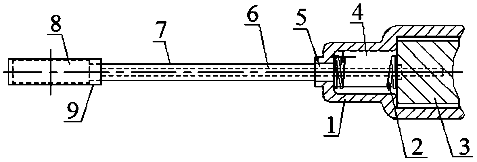 Brush holder structure of wind driven generator