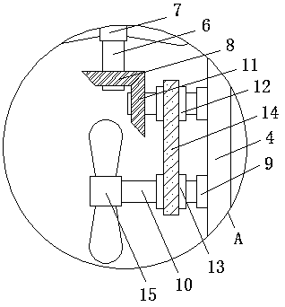 Flue gas treatment device for diesel generator set