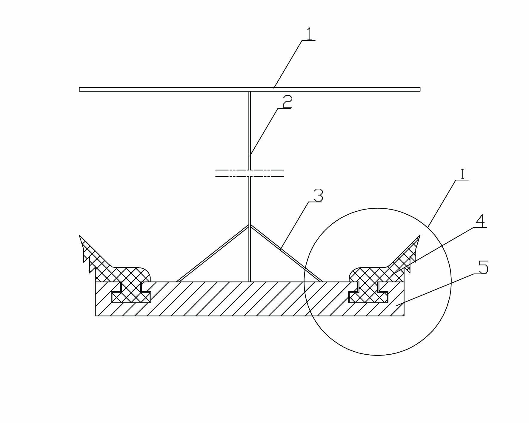 Blast hole blasting combined spacer