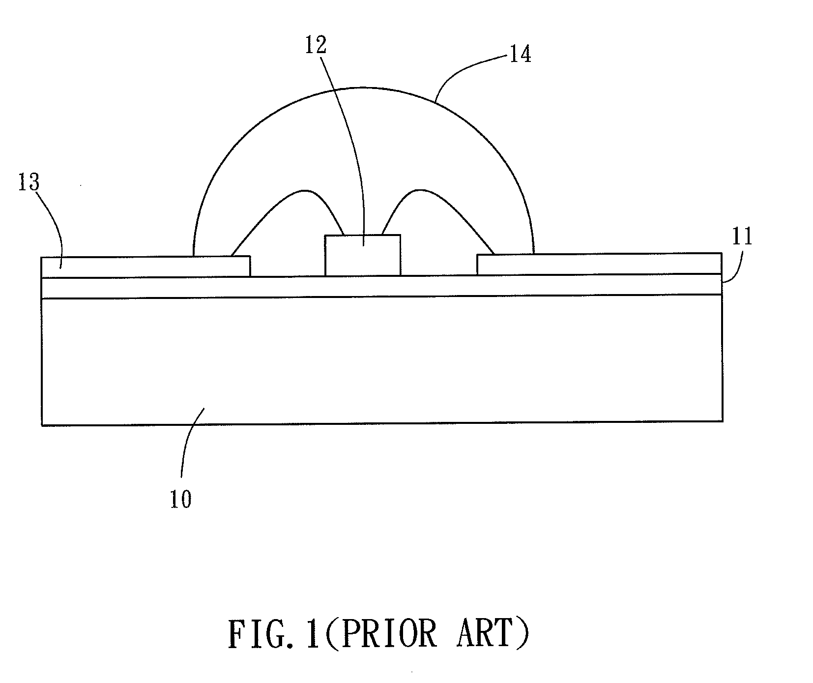 Illuminating device and packaging method thereof