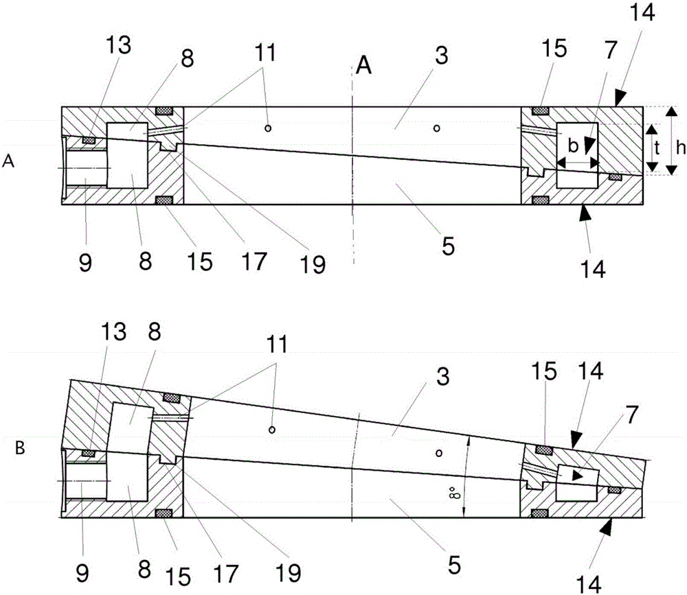 Flanged gasket