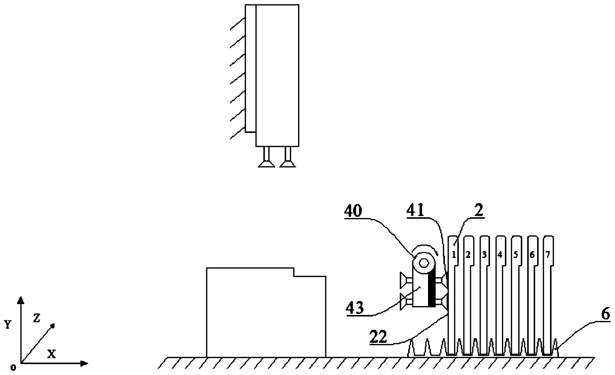 Plate turning-over machining device and method