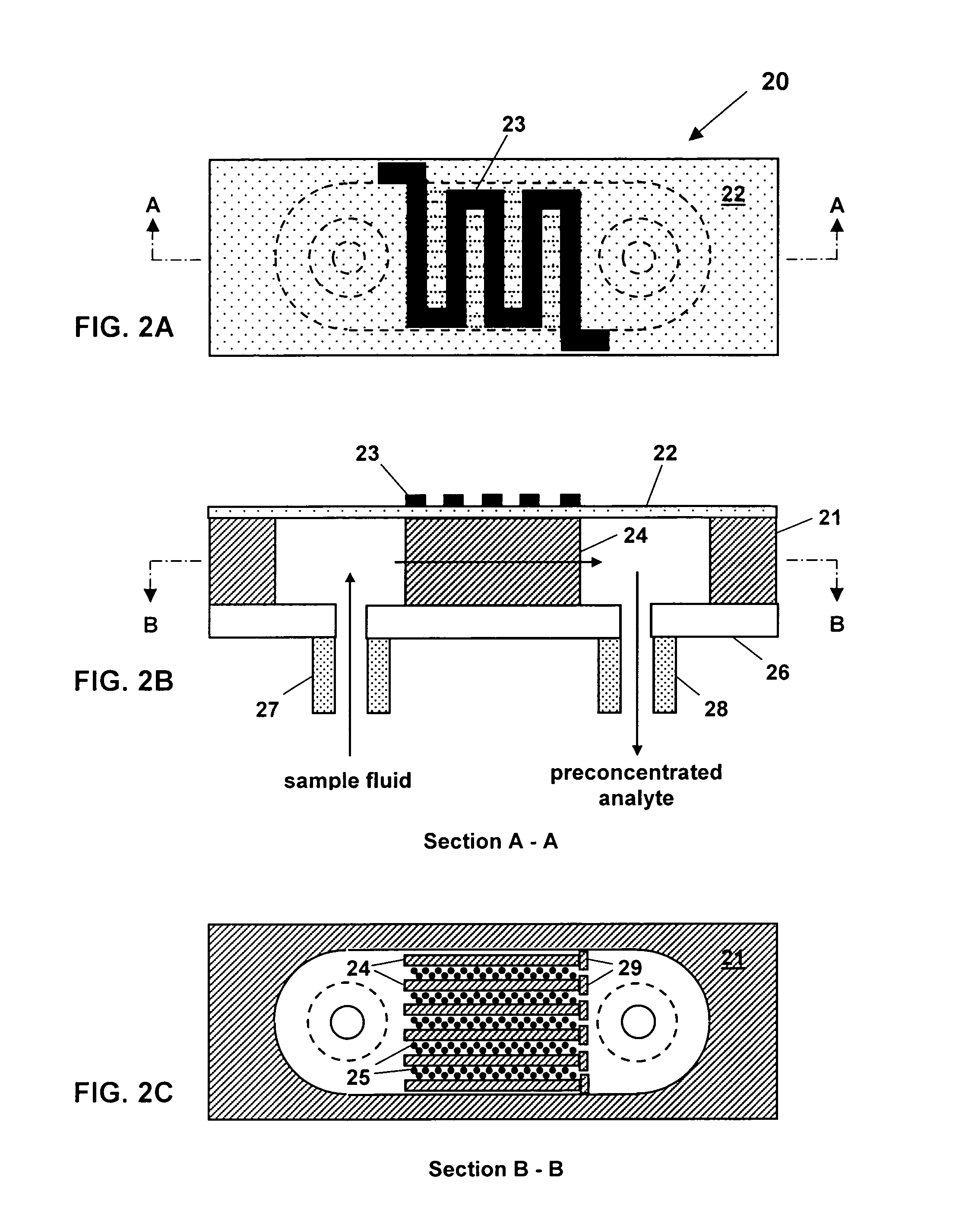 Non-planar chemical preconcentrator