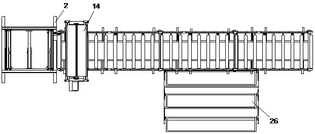 Glue rolling sand spreading production line and production method thereof