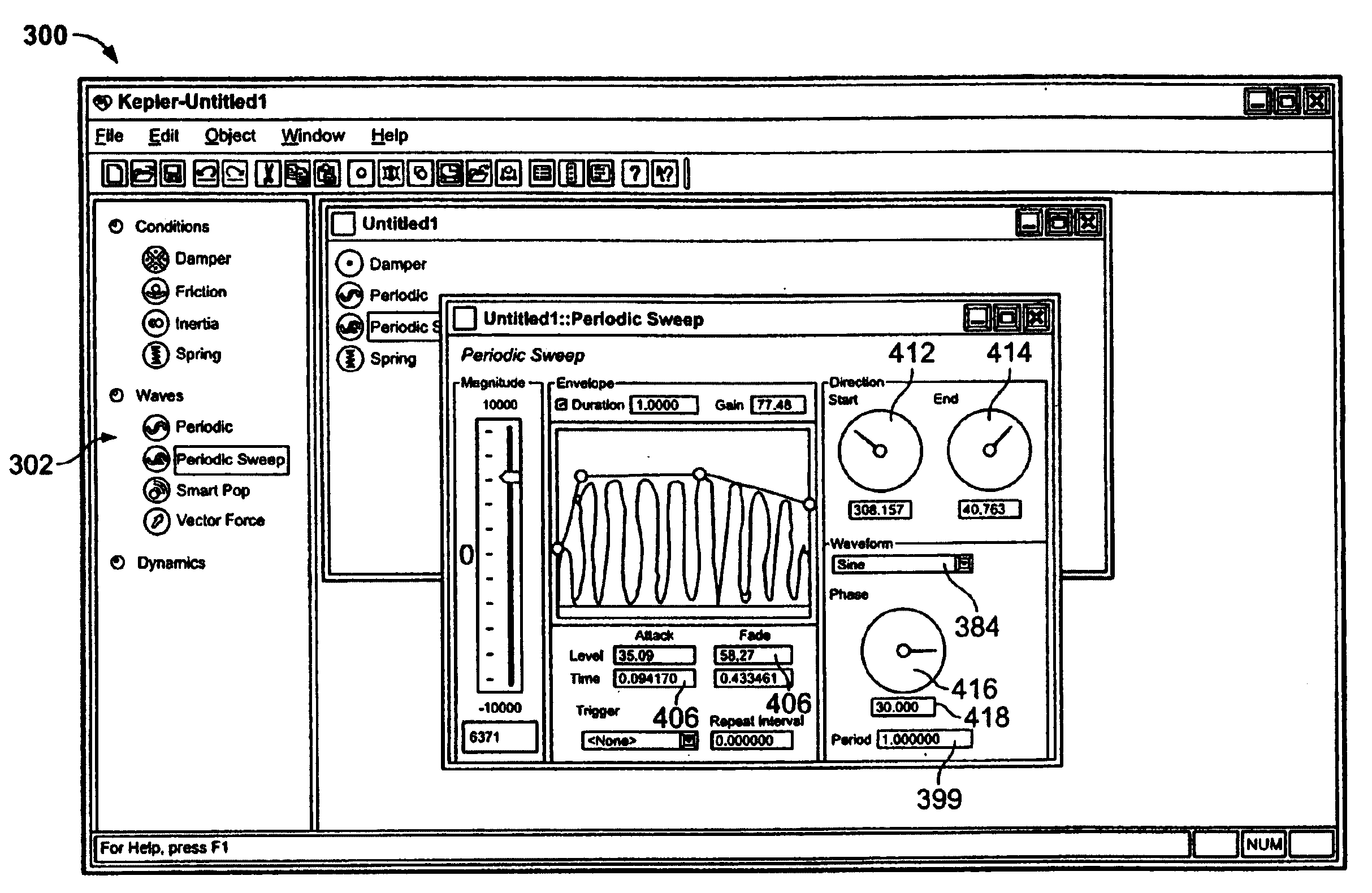 Method and apparatus for providing dynamic force sensations for force feedback computer applications