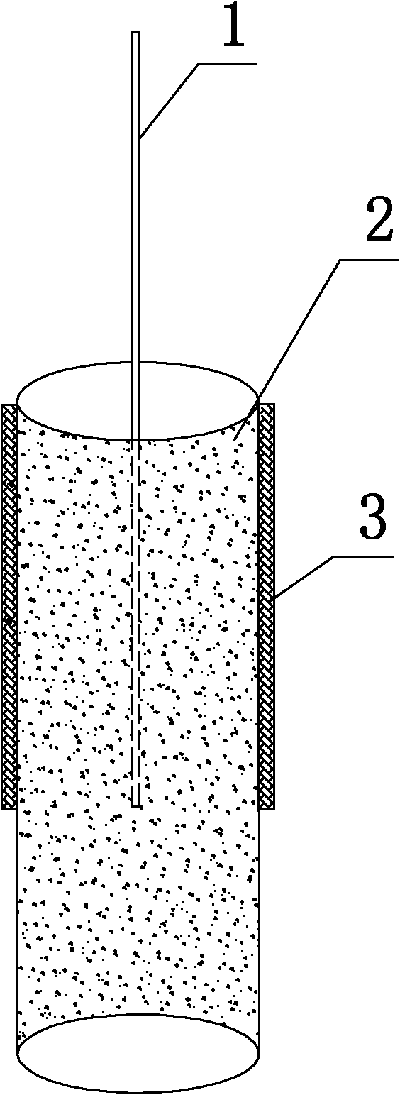 Detection method for static load of pile foundation