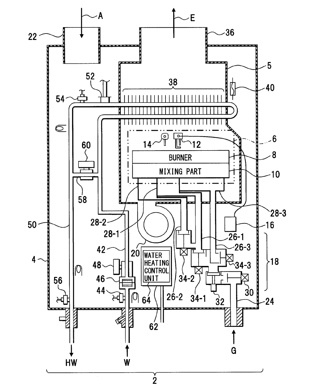 Burner, combustion apparatus, method for combustion, method for controlling combustion, recording medium, and water heater