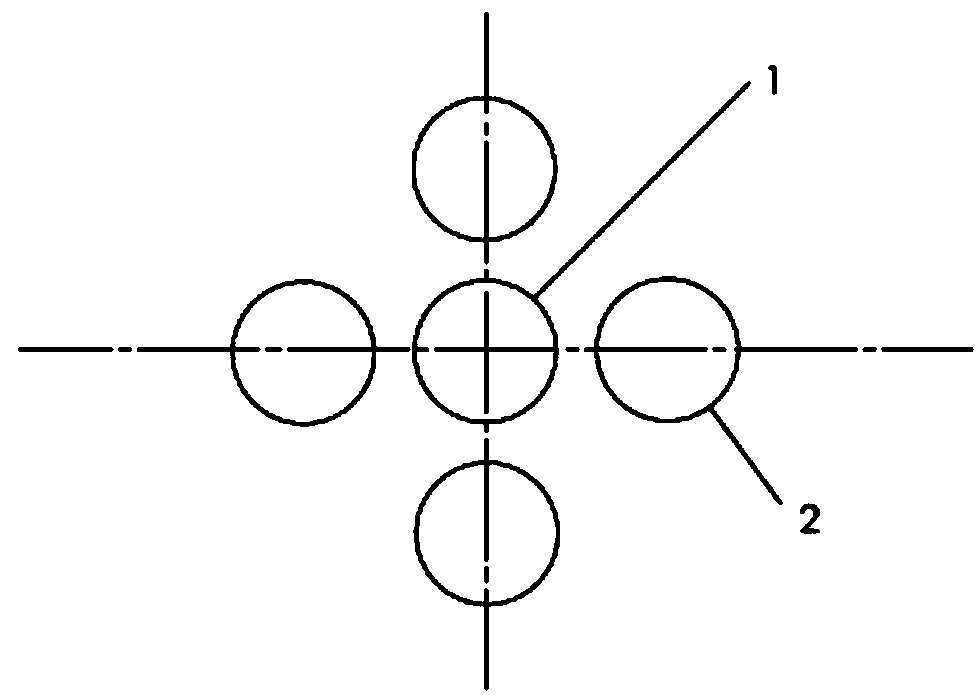 Multi-touch key false triggering prevention method and structure