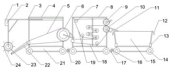 Combined remote control sewer desilting vehicle