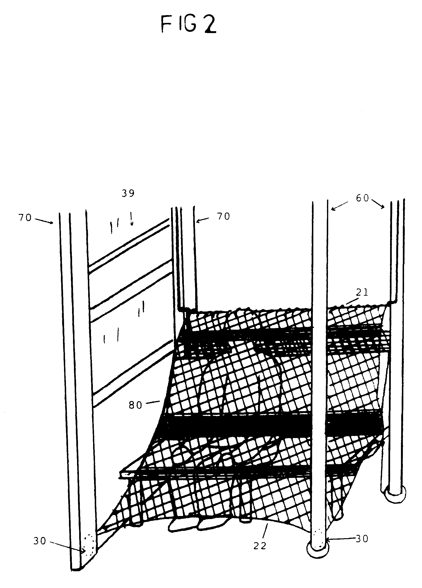 Transportation riders web restrain system