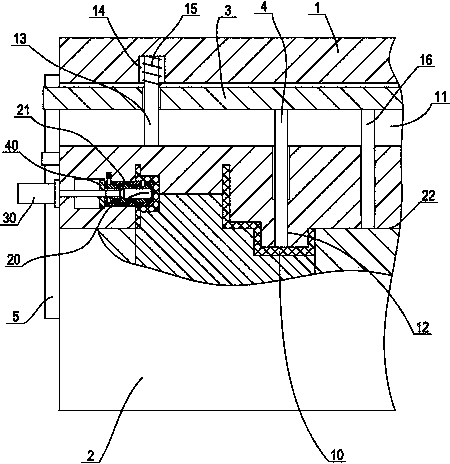 Pressure-casting die