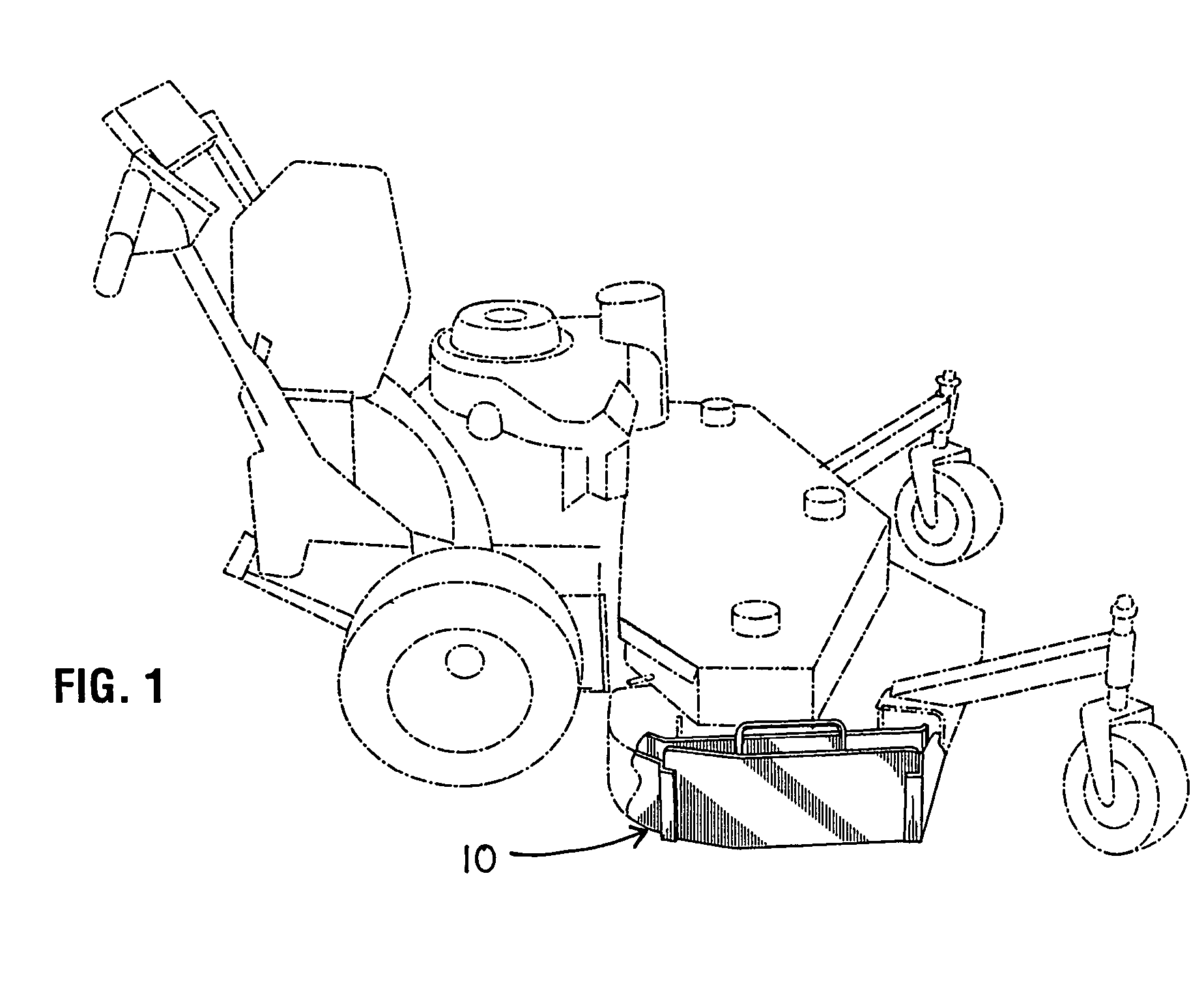 Mower discharge sliding door