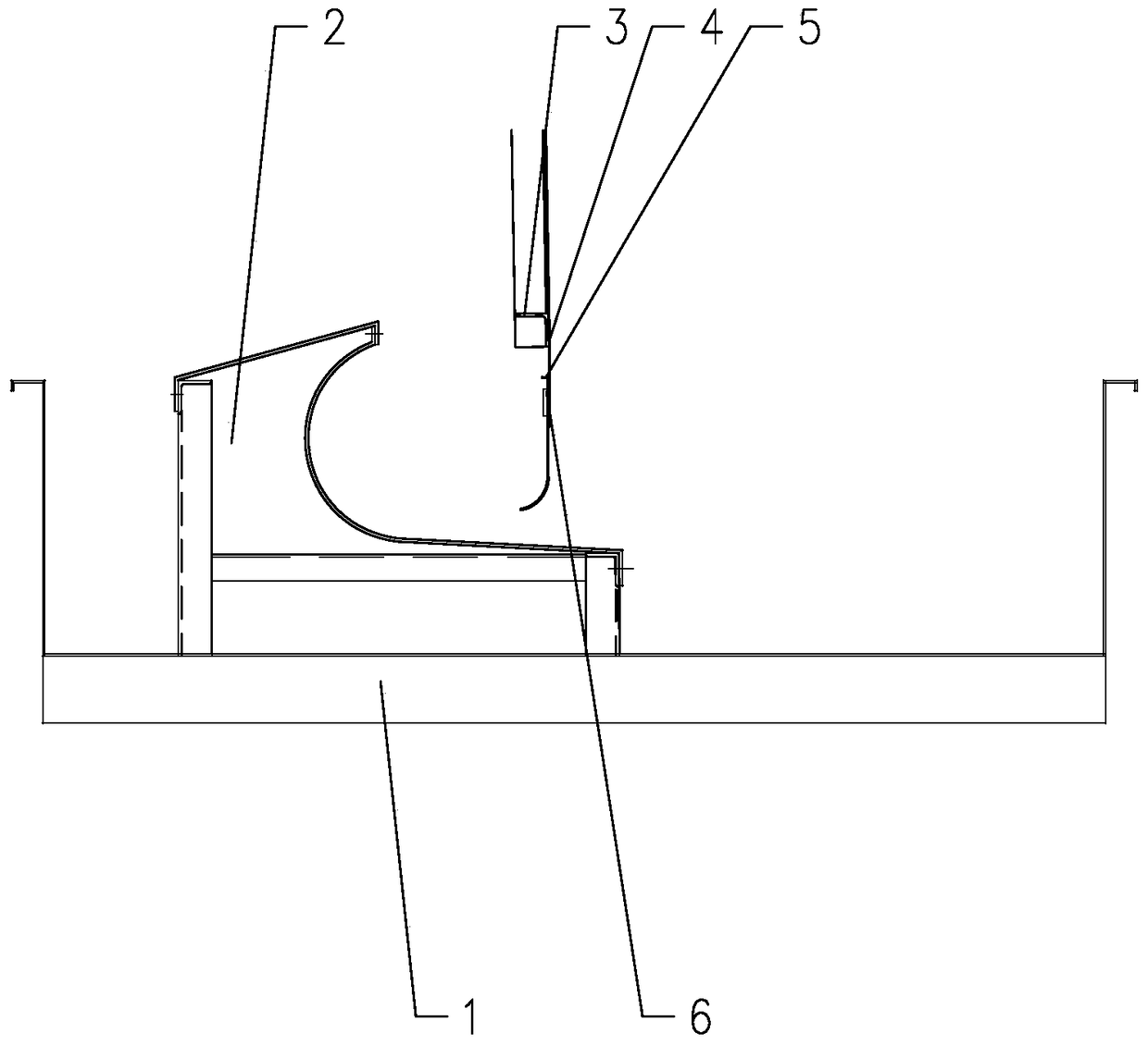 Sawtooth plate height adjustment device