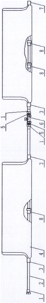 Coal-mine gas extraction drilling pressurized grouting rapid hole packer and use method thereof