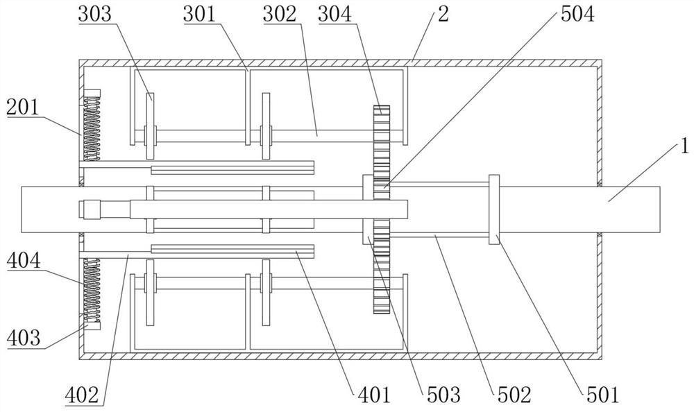 Energy-saving motor with speed limiting function for new energy automobile