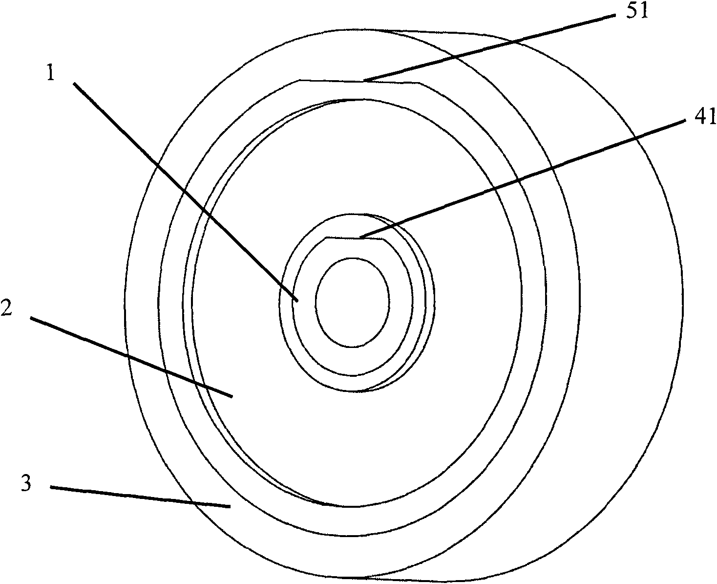 Anti-rotating insulating support and anti-rotating method thereof