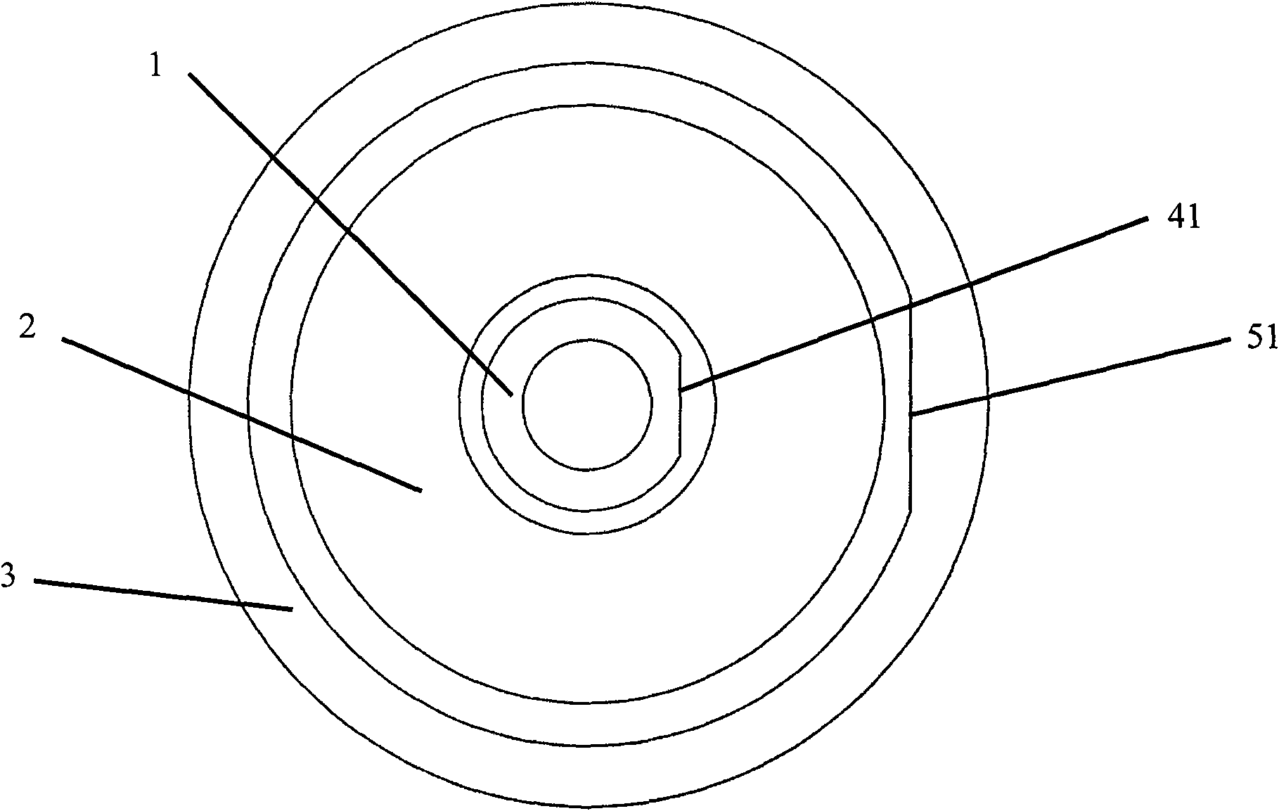 Anti-rotating insulating support and anti-rotating method thereof