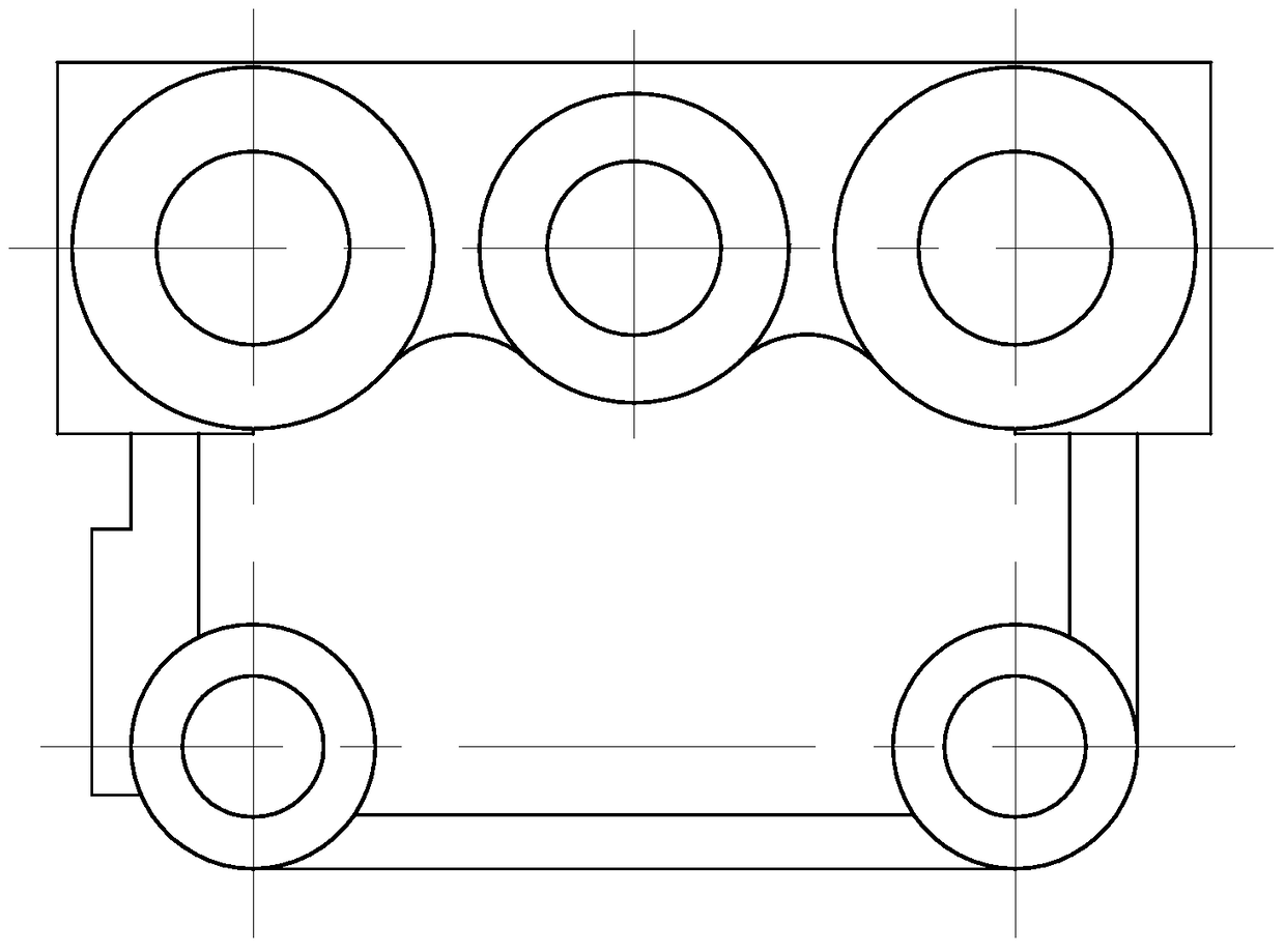 Casting mold and casting process of injection head plate of die-casting machine