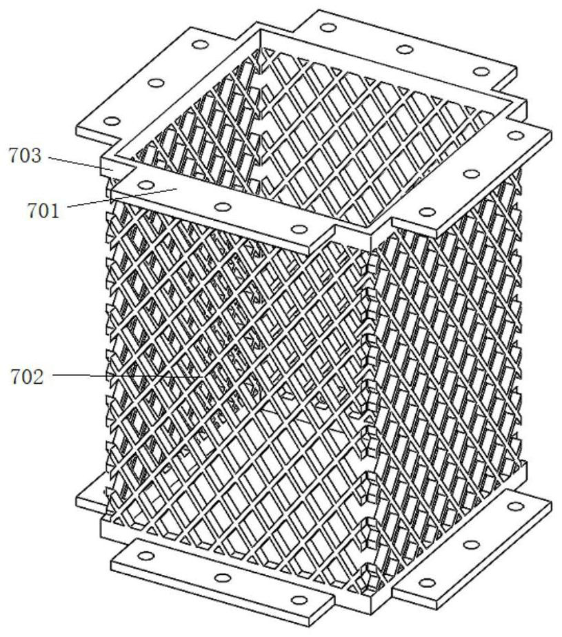 Column base joint with additional grid type damper capable of being replaced after earthquake