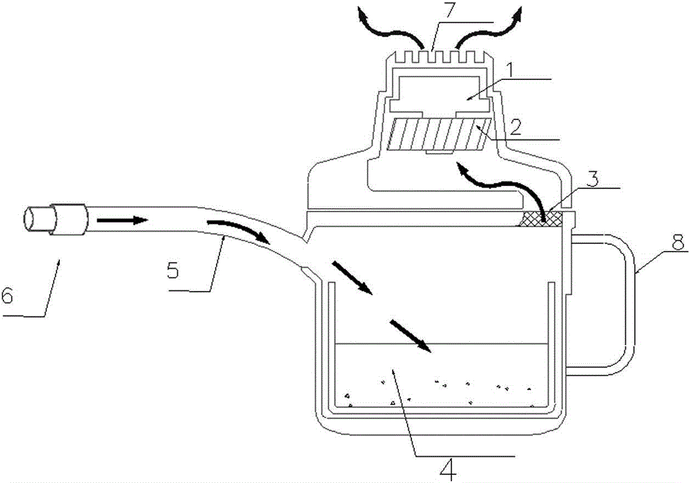 Self-suction type electromechanical pipeline threading apparatus and method