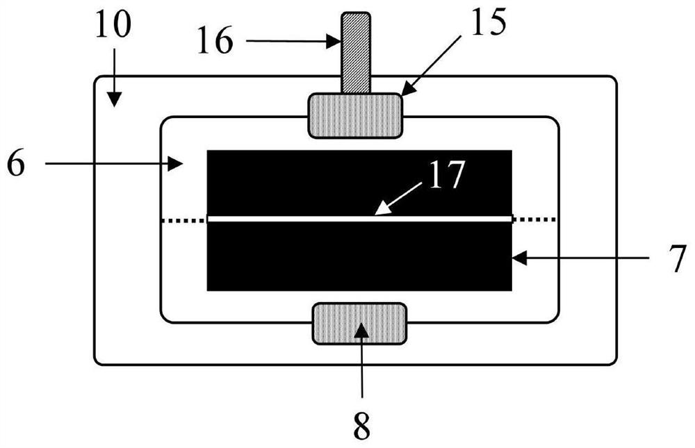 Visual system and method for starting migration of pulverized coal in fracture induced by gas-water two-phase flow