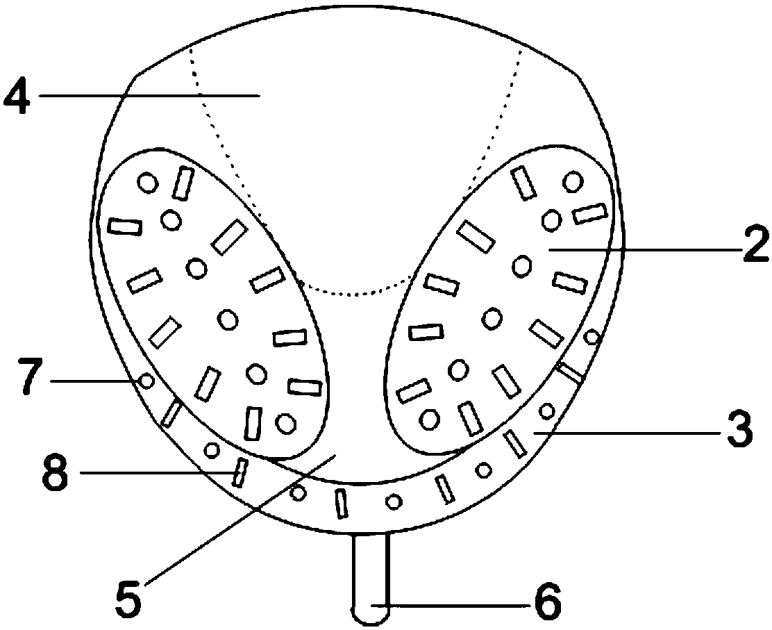 Individualized mouth containing device for radiotherapy and manufacturing method thereof