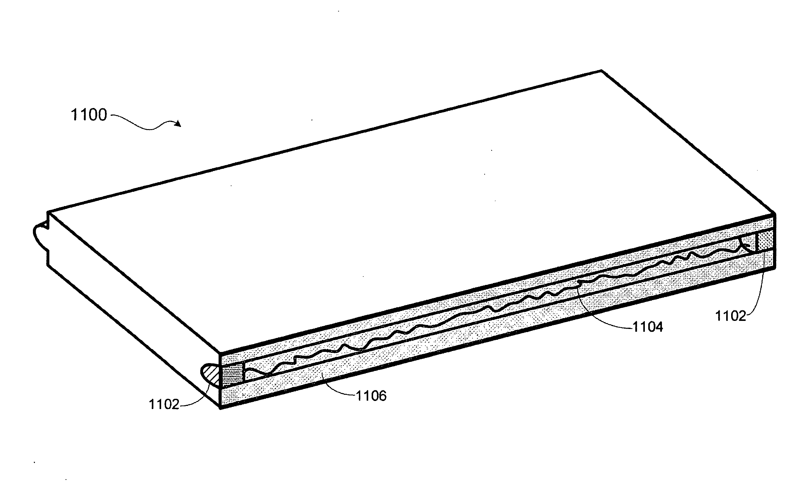 Preinstalled glue system for floor