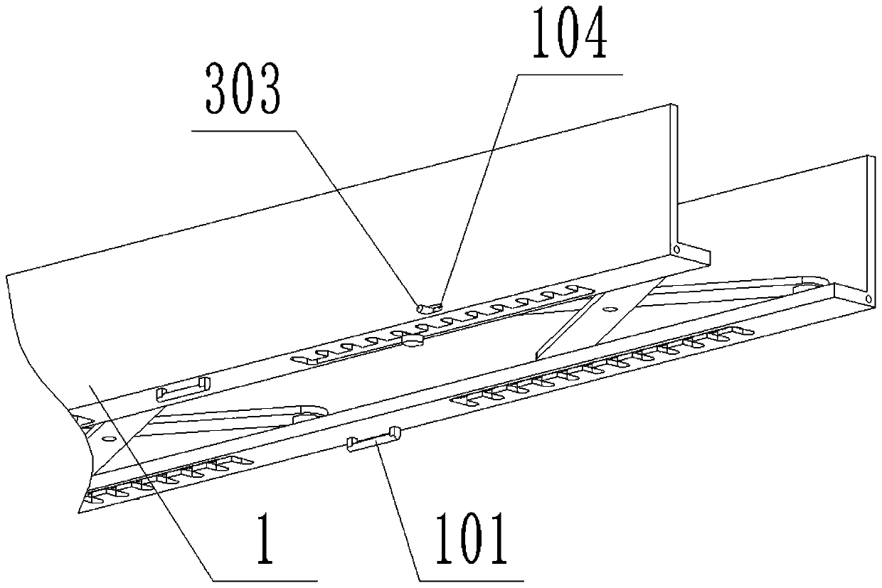 Integrated adjustable bridge structure for high-voltage cable construction