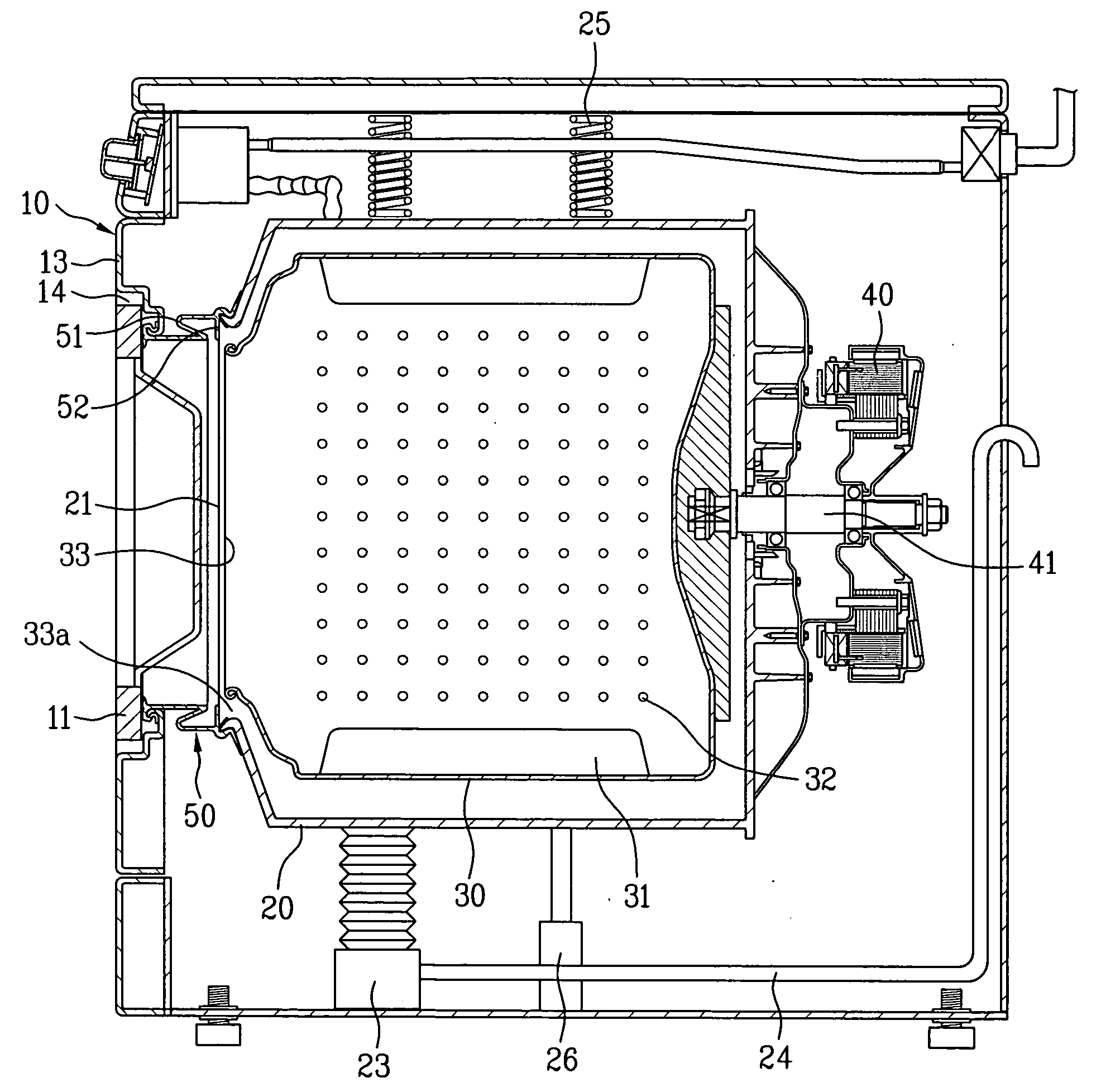 Gasket and drum-type washing machine having the same