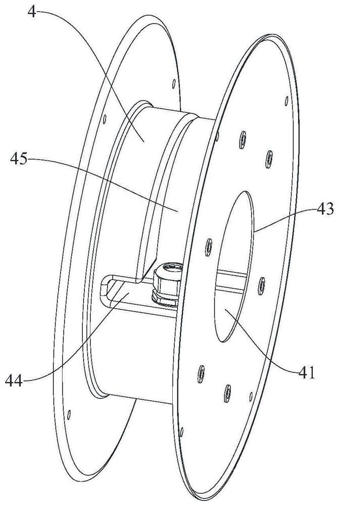 Cable service life detection machine