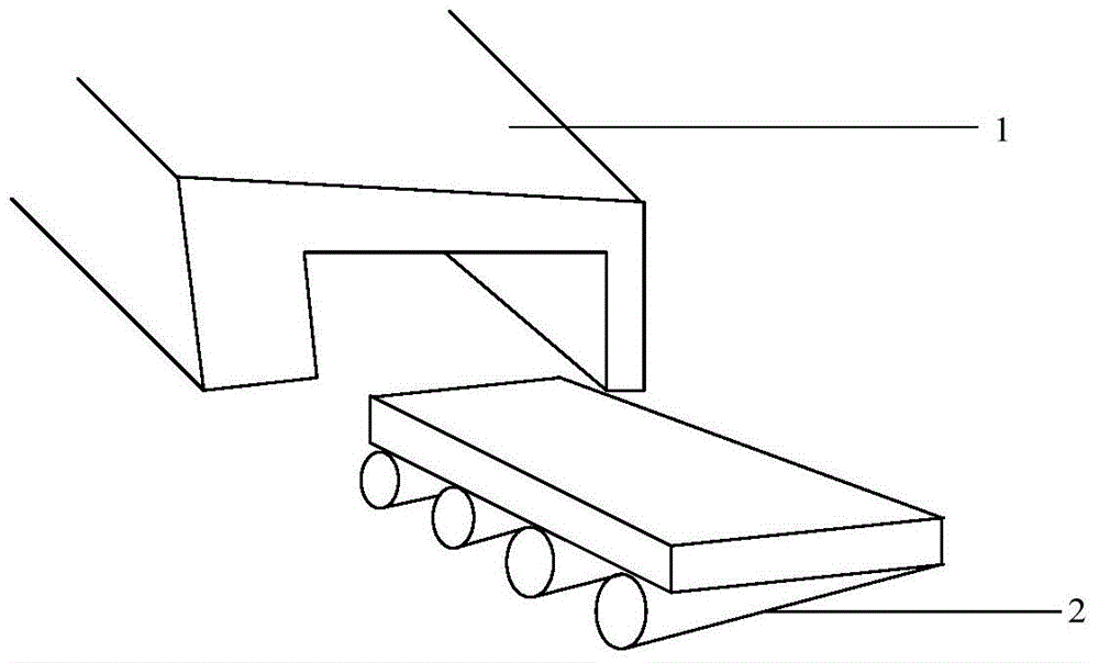 Cutting method and system for improving cutting precision of slab casting machine