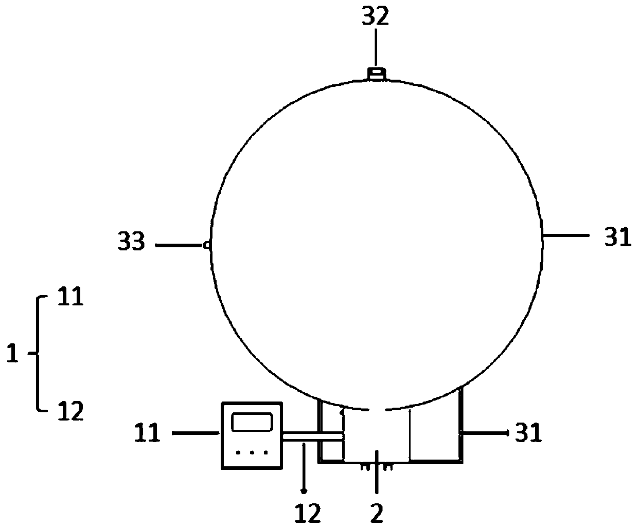 Variable-temperature spectrum testing device