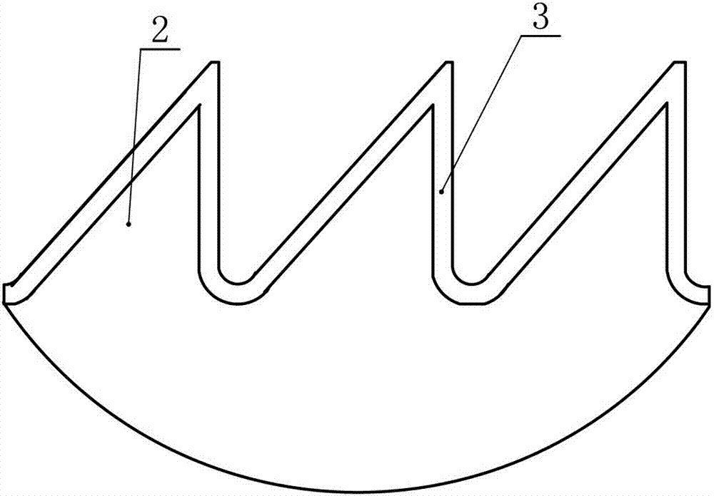 Metal circular saw blade and preparation method thereof