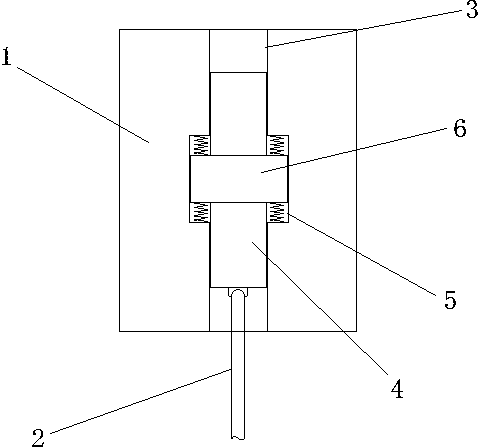 Buffer piston structure of compressor