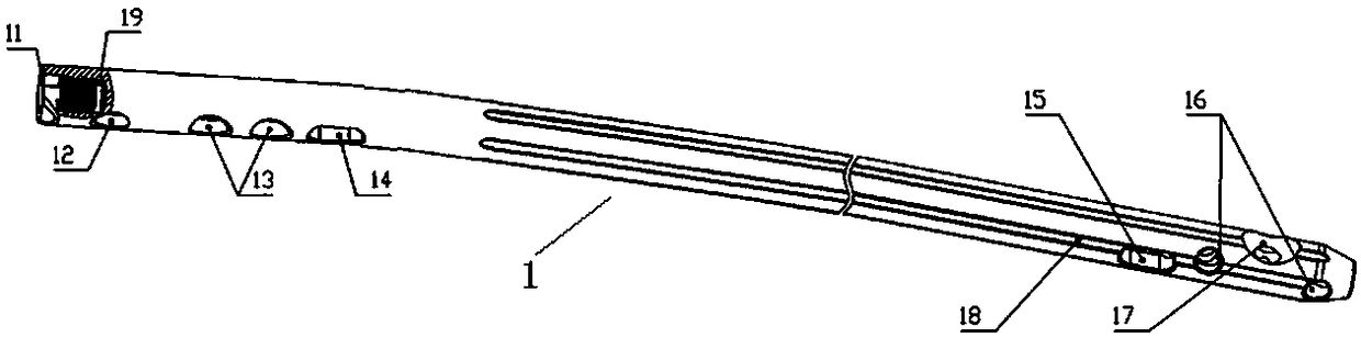 Bone nail and remote end nail locking sighting system thereof