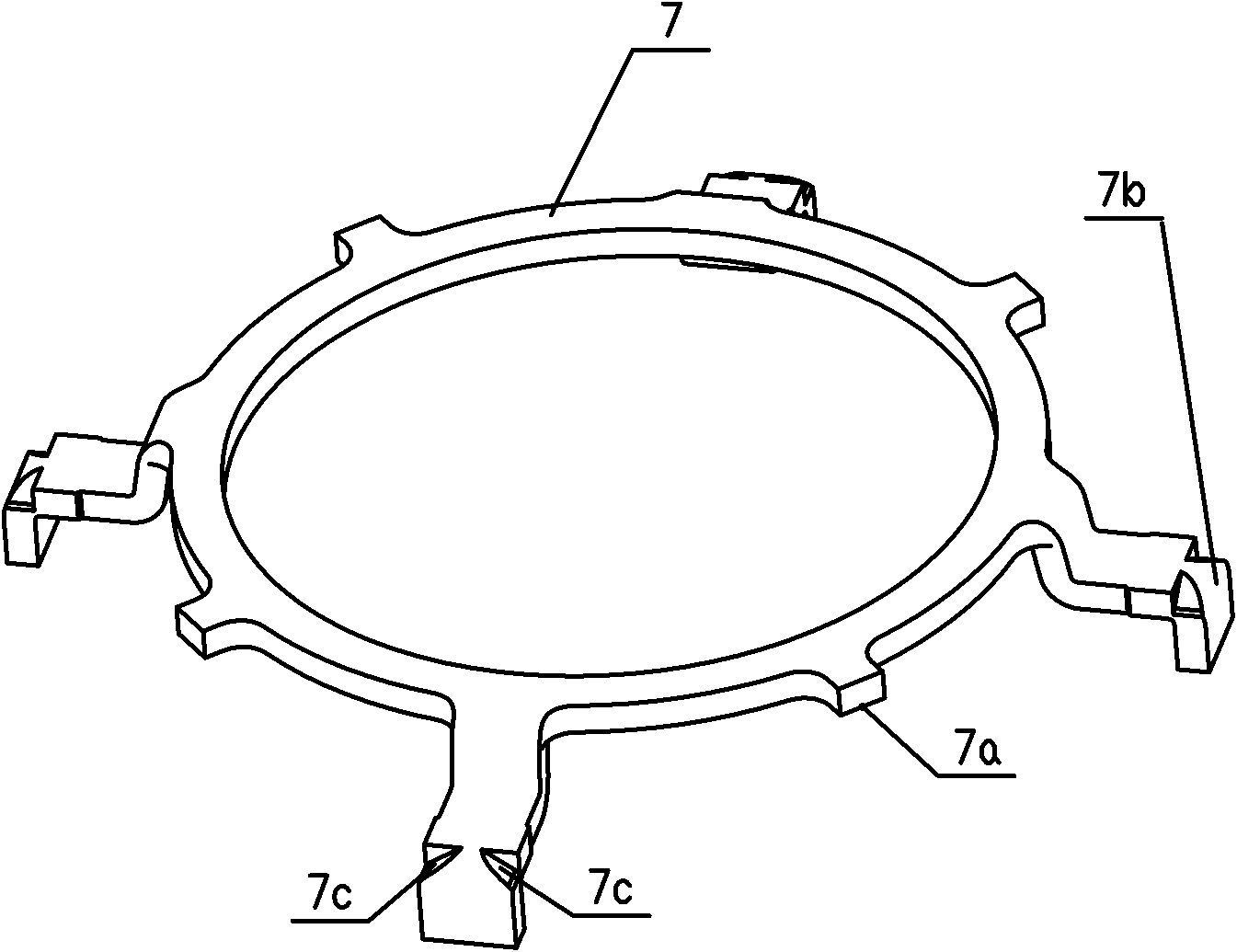 Self-energizing inertia lock key type synchronizer