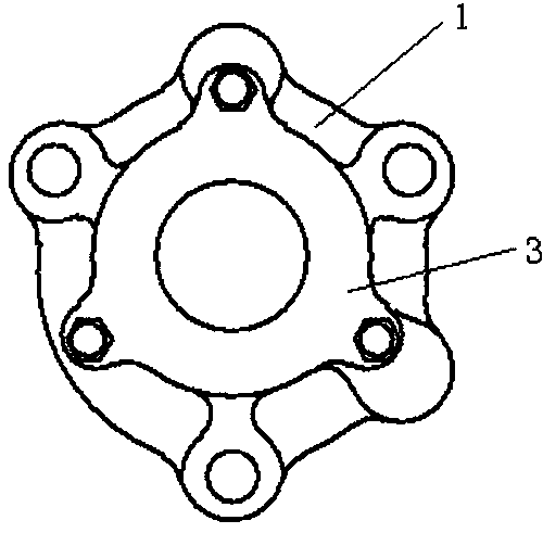 Large-flow engine oil pump of internal combustion