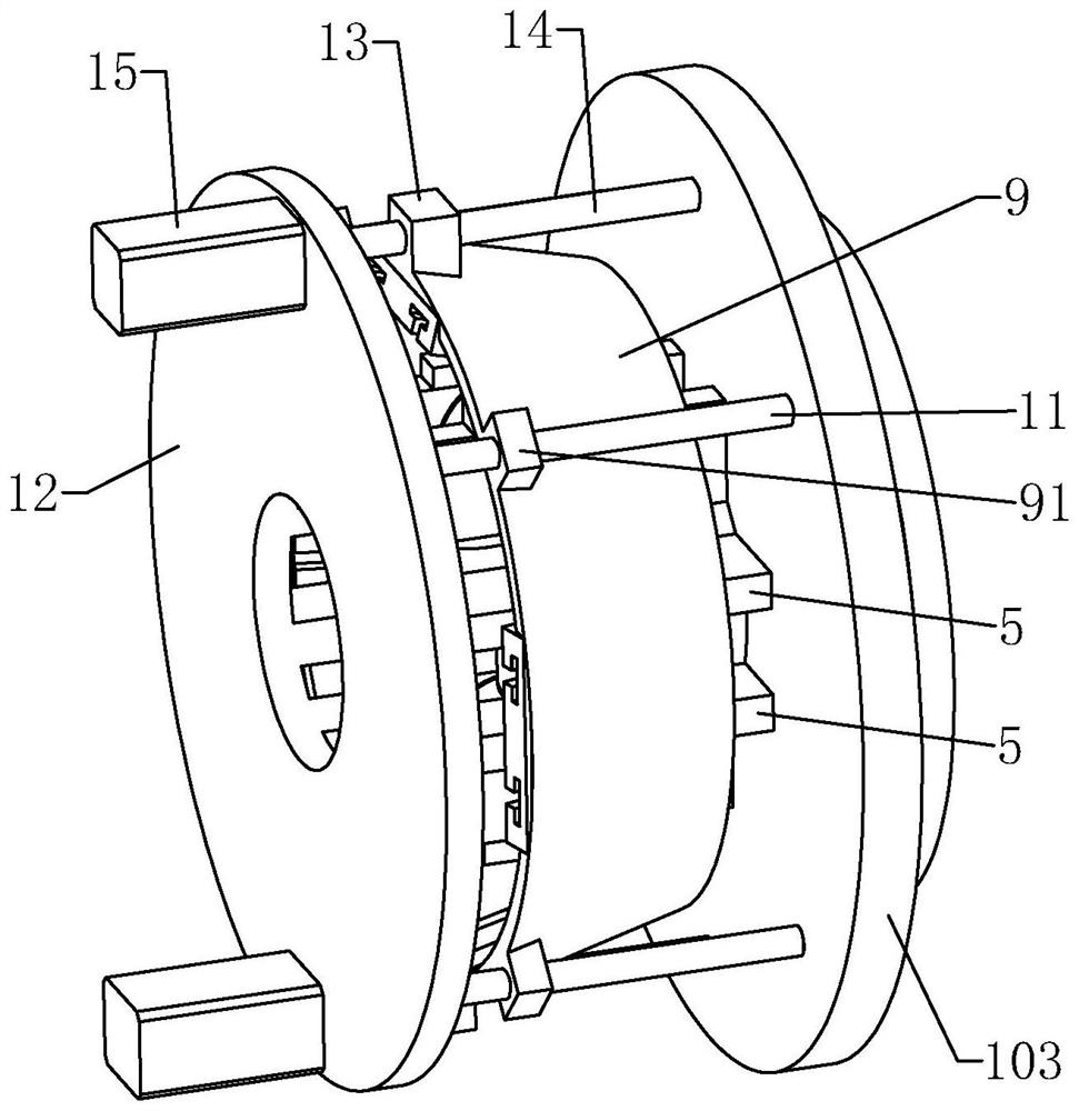 Square tube roller device and square tube squaring machine applying same