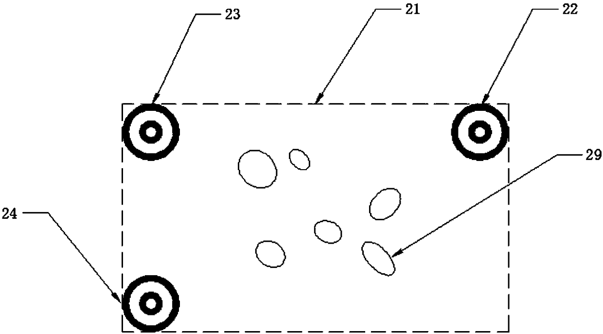 Random anti-counterfeit mark, two-dimensional code, and identification and positioning method and device thereof