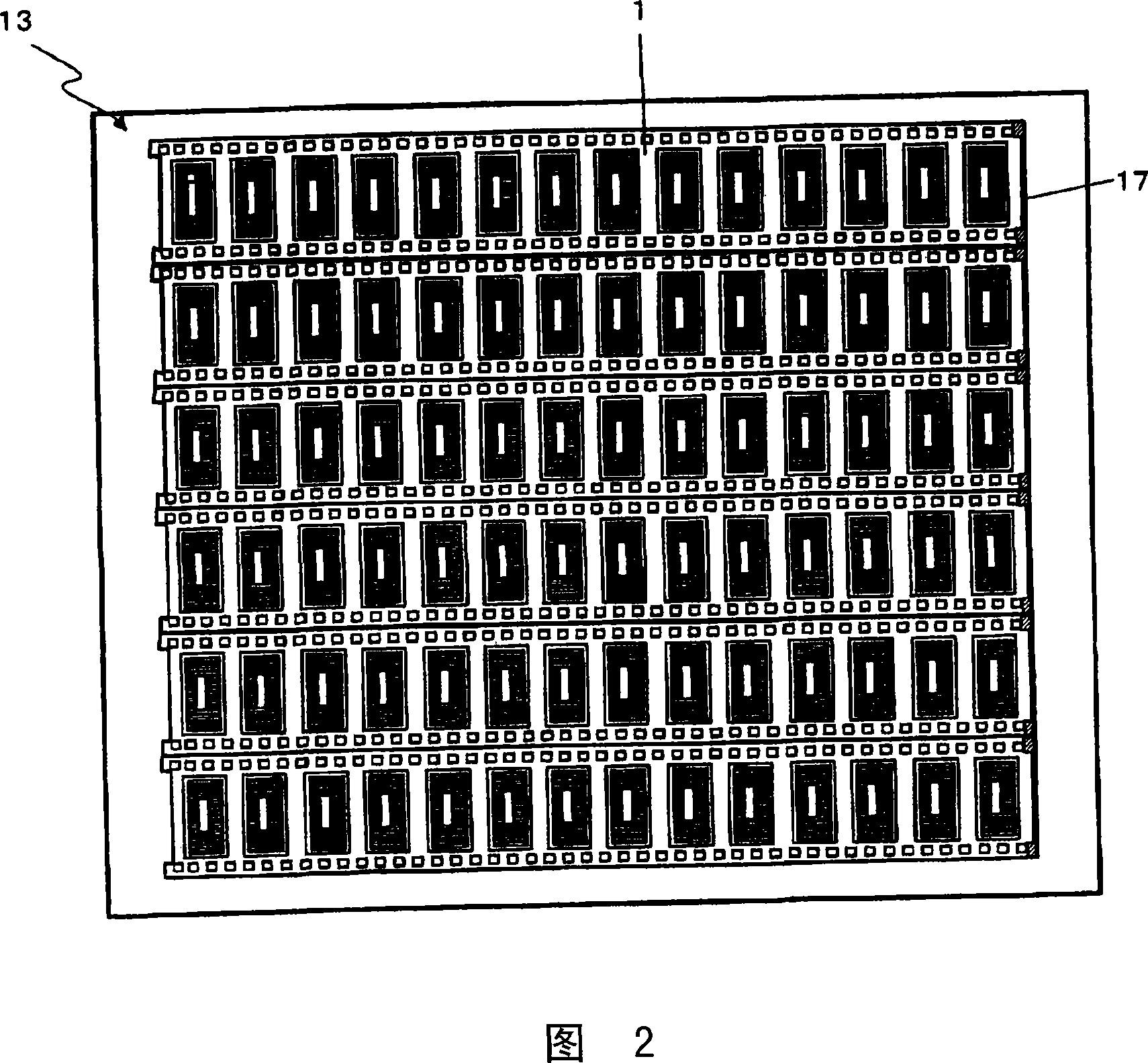 Long film circuit board, and production method and production device therefor