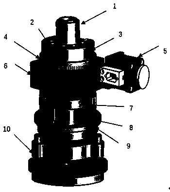 Antenna phase center test system with north pointing function