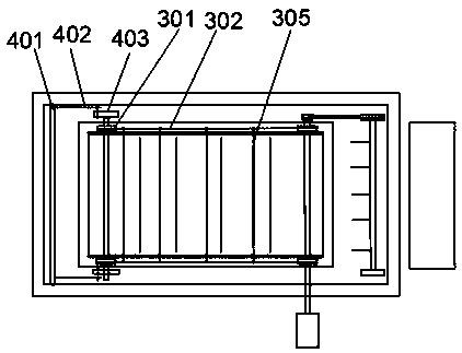 Automatic rolling and frying device for deep-fried dough sticks