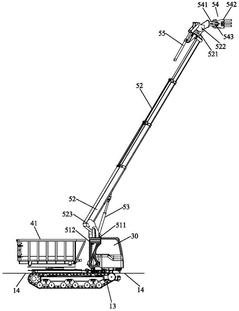 Crawler-type multifunctional agriculture and forestry equipment