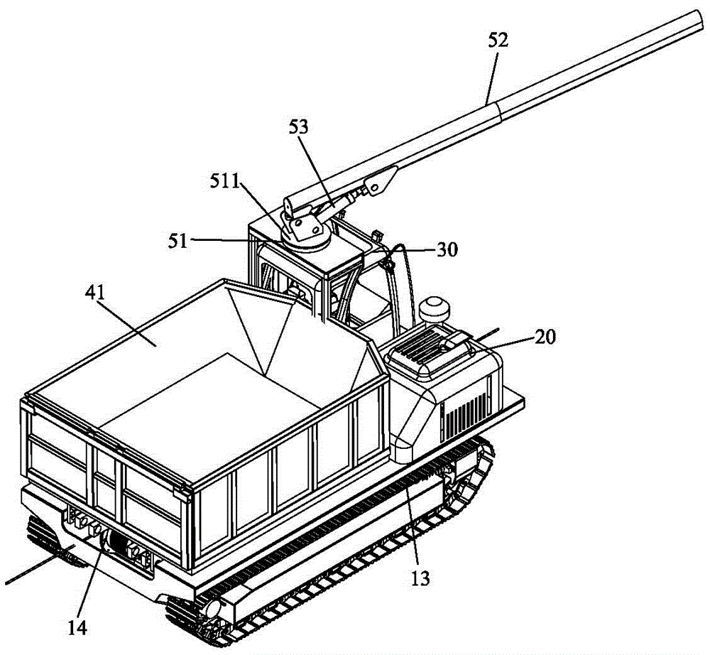 Crawler-type multifunctional agriculture and forestry equipment