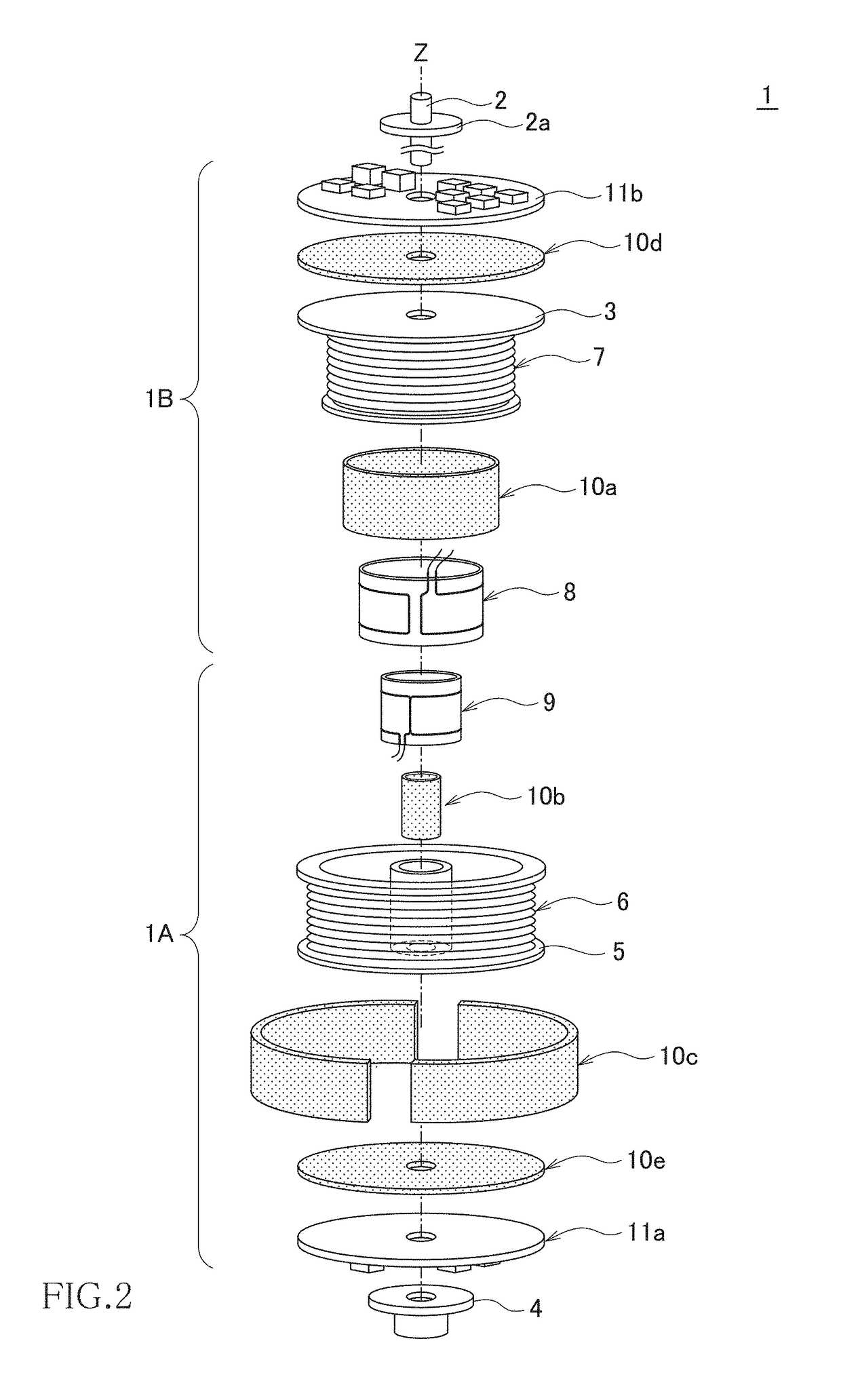 Rotary type magnetic coupling device