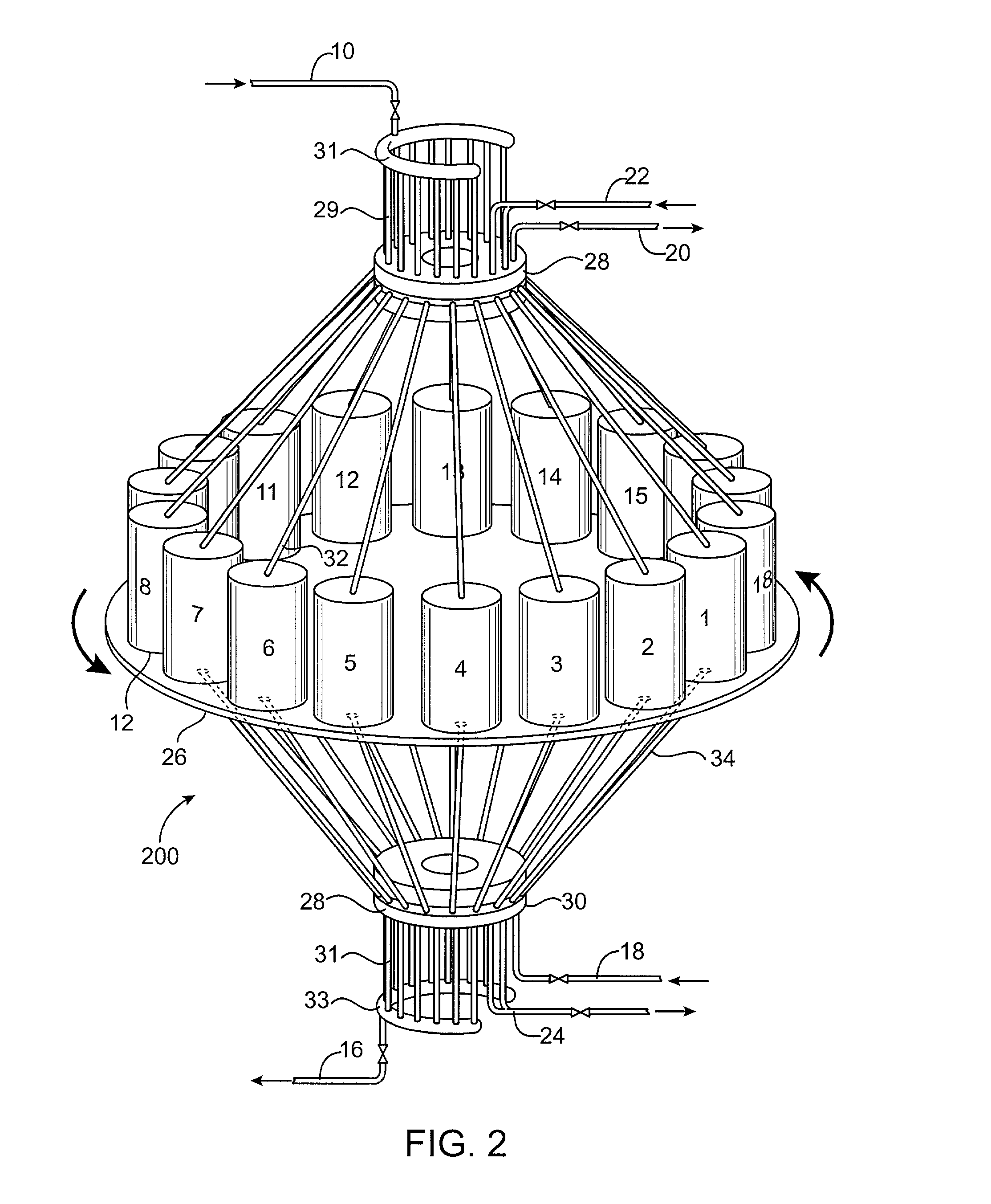 High efficiency ion exchange system for removing contaminants from water