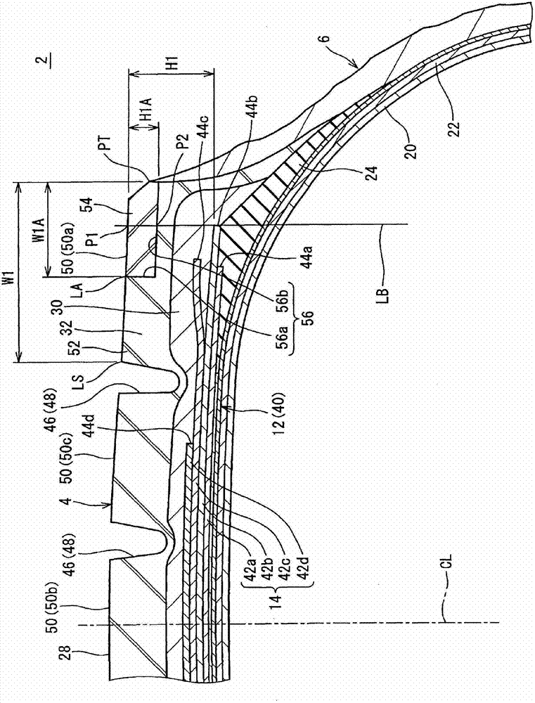 Heavy duty pneumatic tire