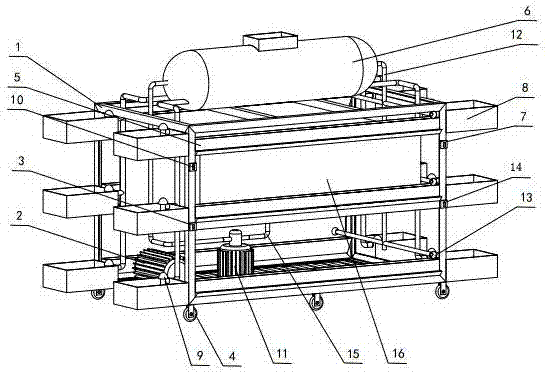 Pigeon house electrical feeding disinfection immunization all-in-one machine