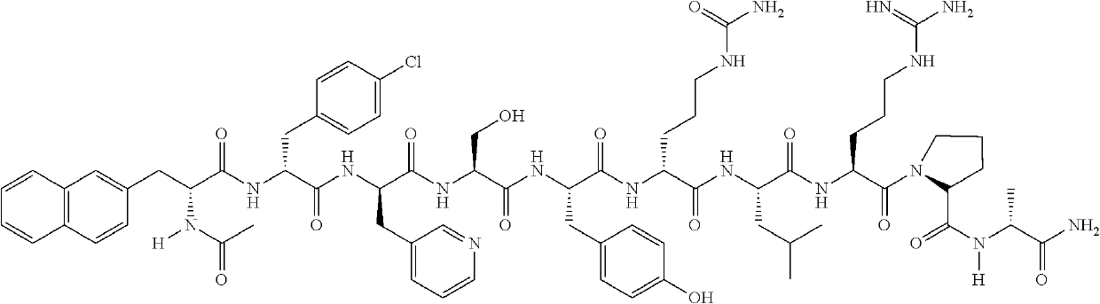 A stable parenteral dosage form of cetrorelix acetate